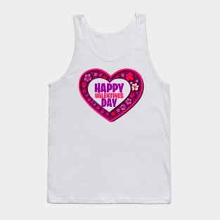 Hearts Valentines Day Tank Top